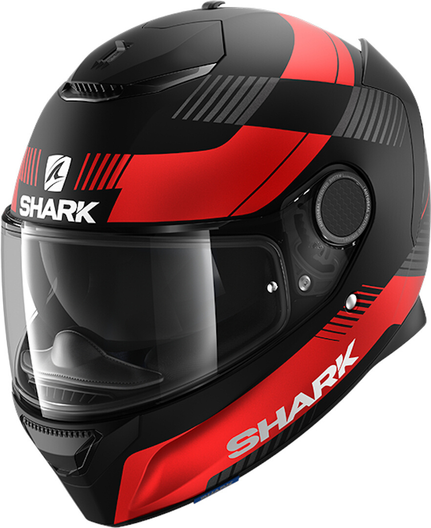 Shark Spartan Strad helm, zwart-rood, afmeting 2XL