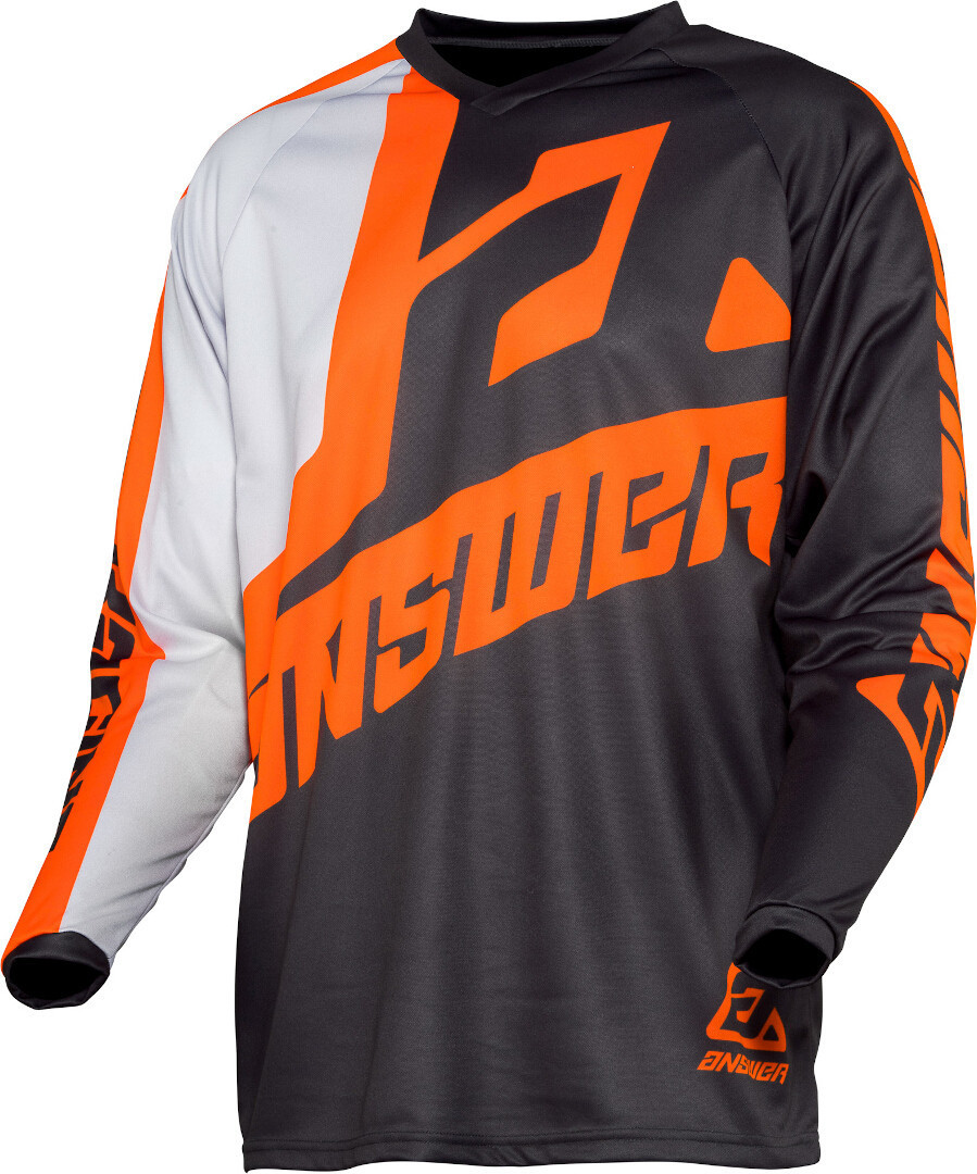 Answer Syncron Voyd Motocross Tröja, grå-orange, storlek S
