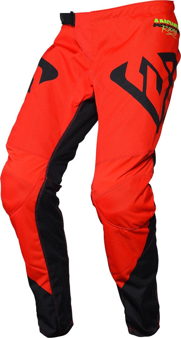 Answer Syncron Pro Glow Motorcross Broek, zwart-rood, afmeting 30