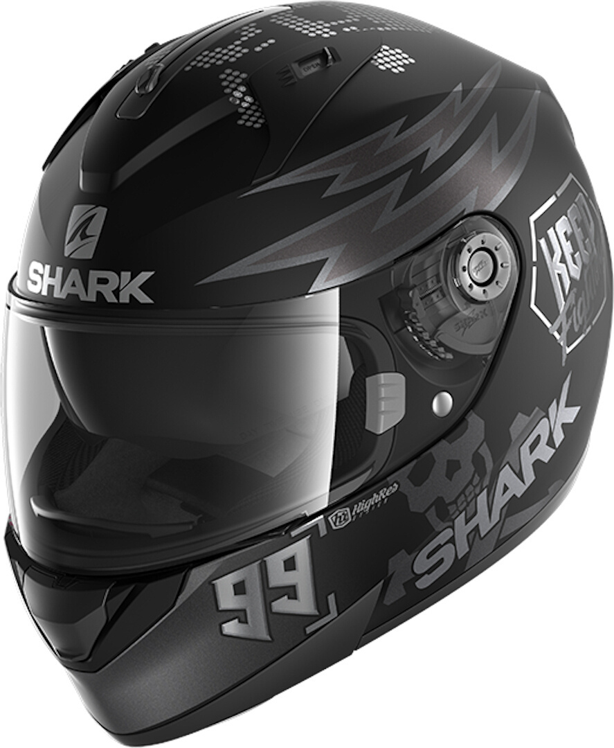 Shark Ridill 1.2 Catalan Bad Boy Helmet, black-grey, Size XS, black-grey, Size XS
