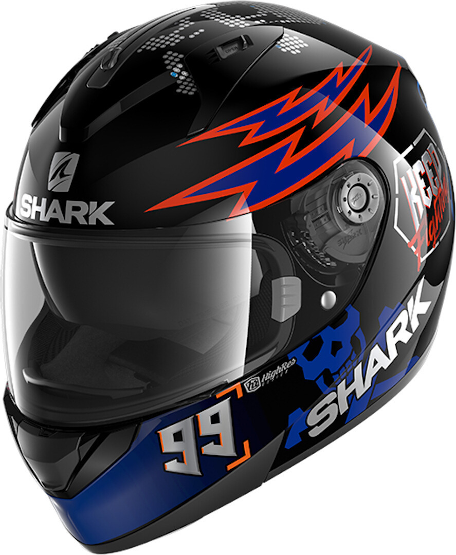 Shark Ridill 1.2 Catalan Bad Boy Helmet, black-red-blue, Size XS, black-red-blue, Size XS