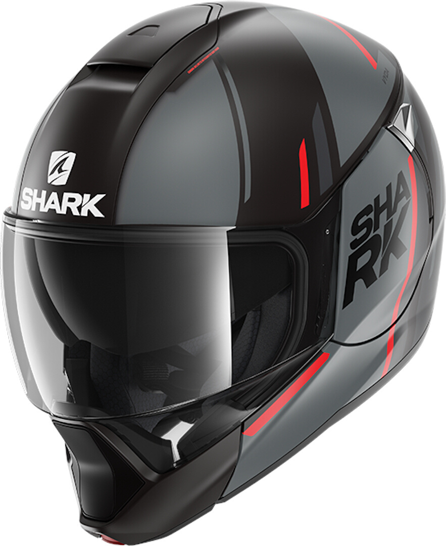 Shark Evojet Vyda Mat Helmet, black-red, Size XL, black-red, Size XL