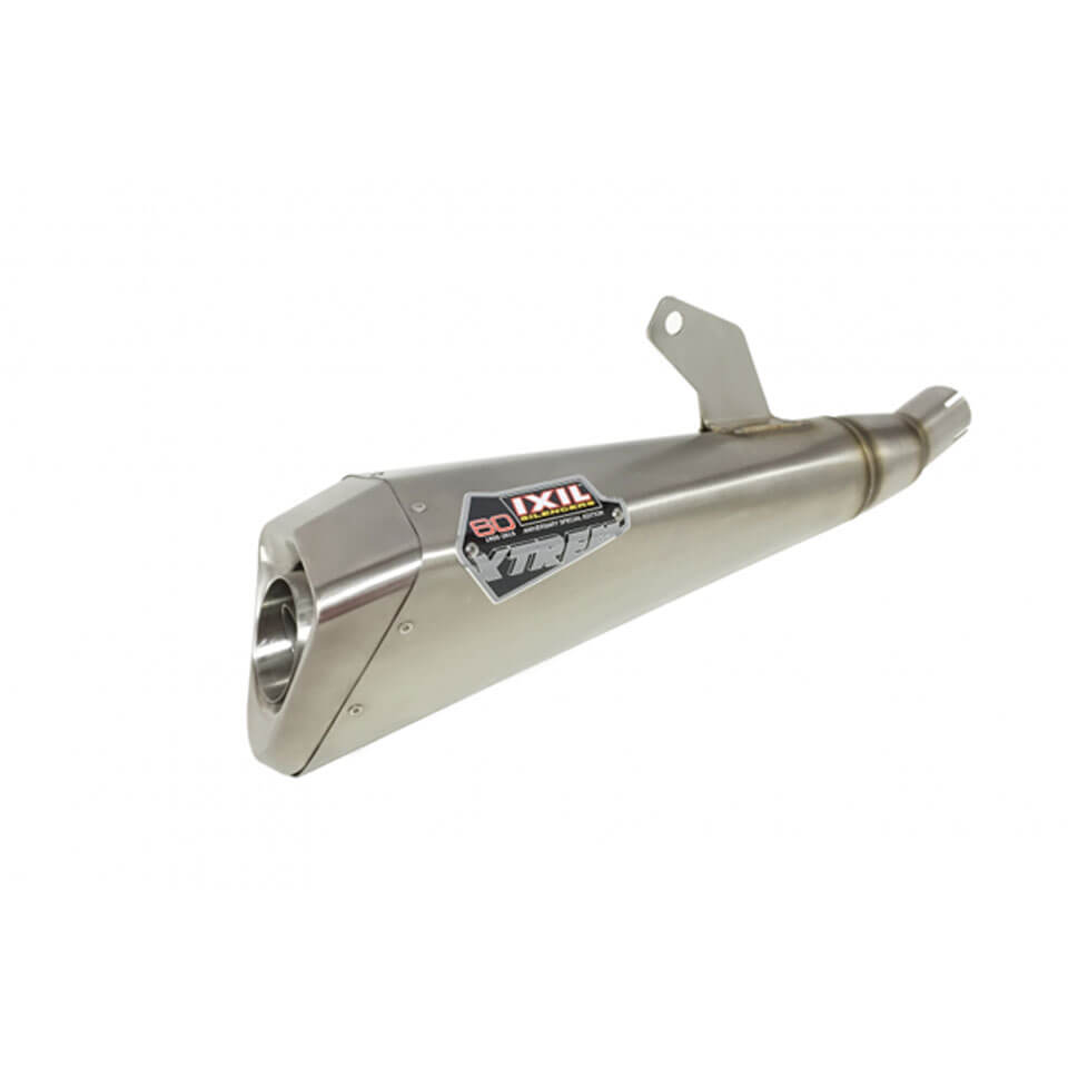 IXIL Rear silencer X55, GSX-S 750, 16-, GSR 750, 11-, silver, silver