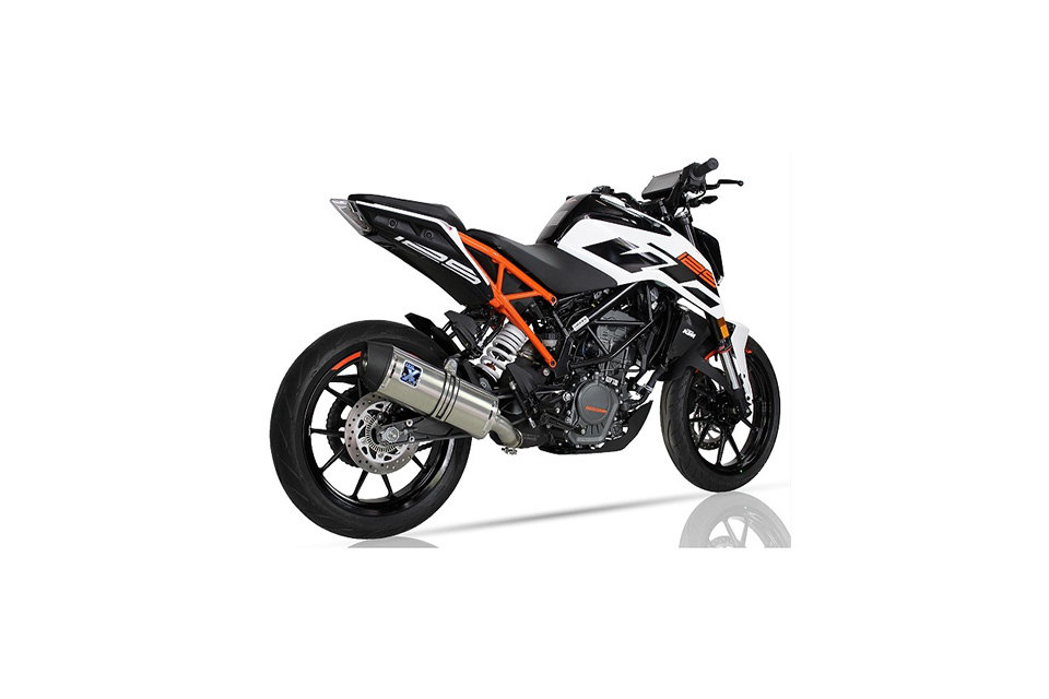 KTM 듀크 125, 17-(유로4)의 익실 헥솔 XTREM 스테인리스 스틸 머플러