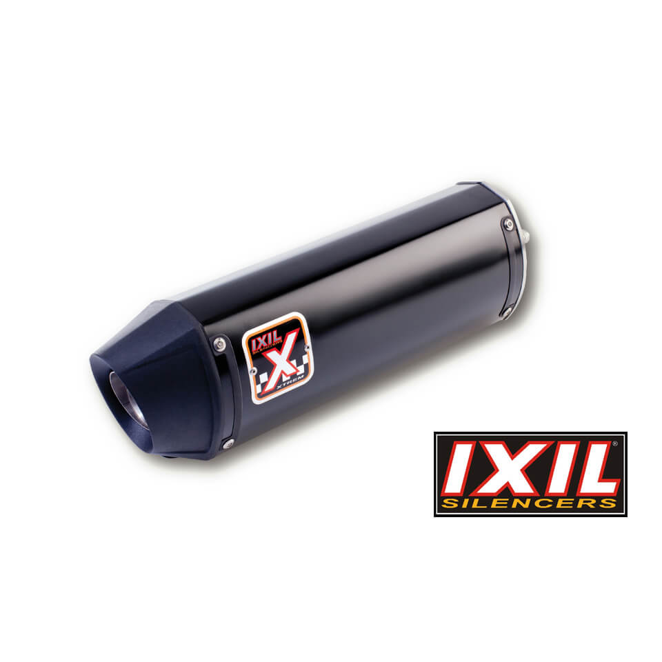 IXIL Rear silencer HEXOVAL XTREM, GSF 600 Bandit, 94-99 (GN 77), black, black