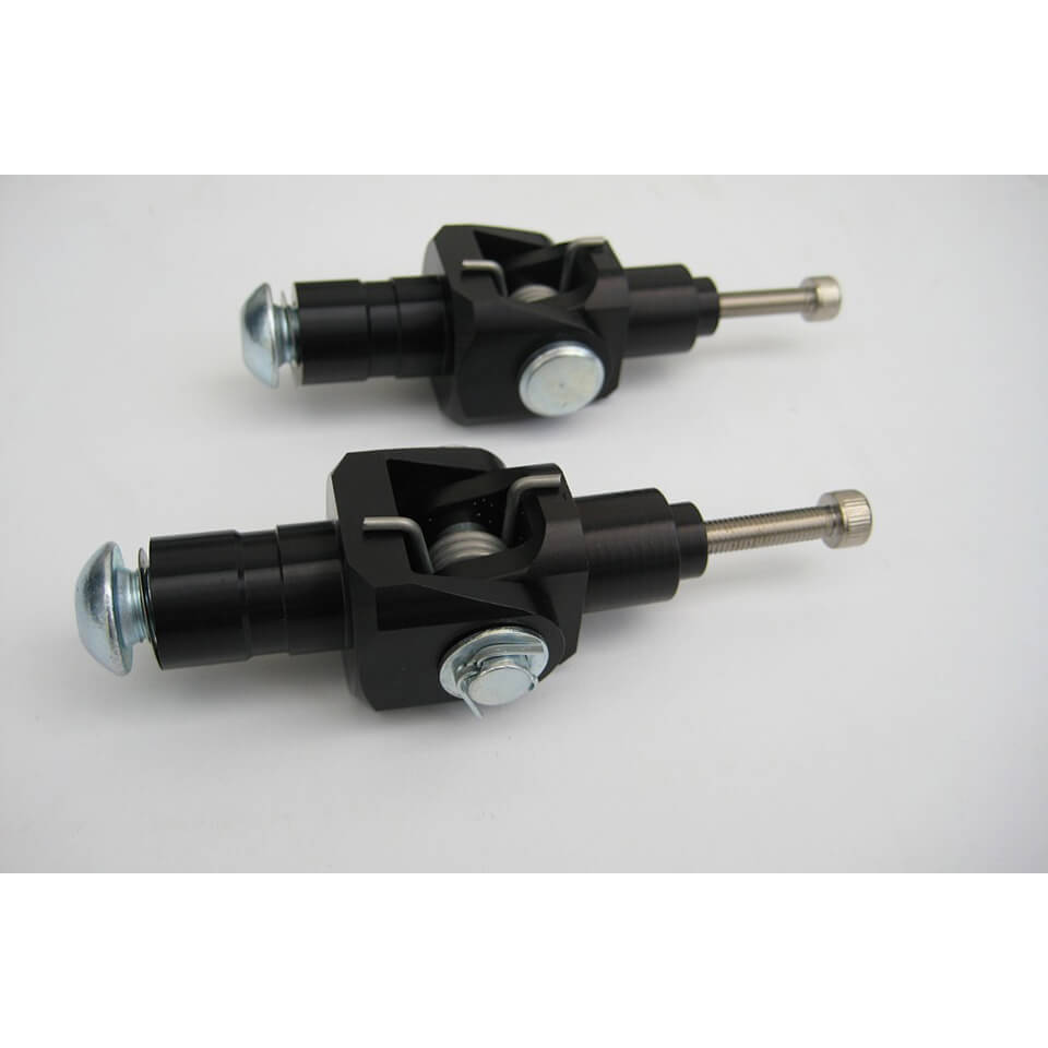 LSL Detent hinge set, black, black