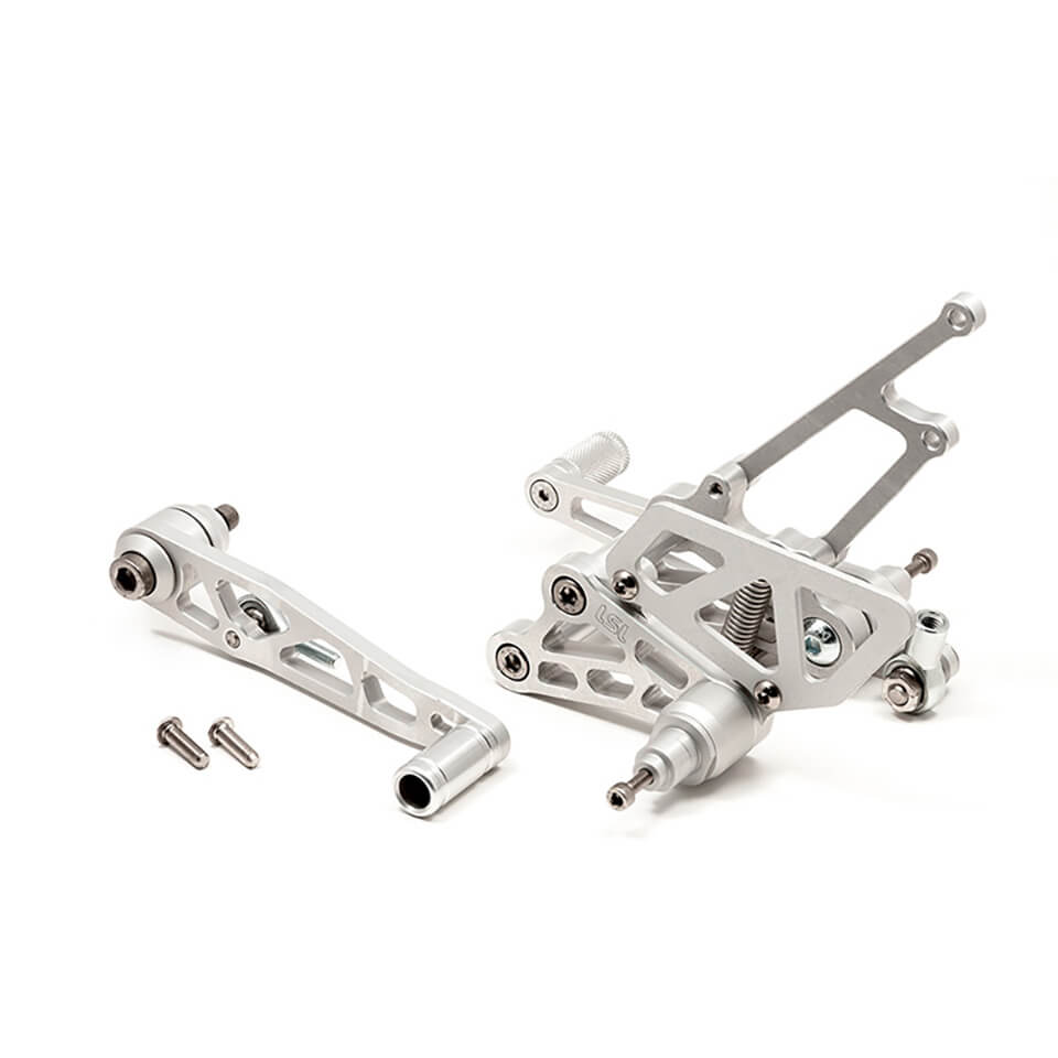 LSL Rest stop system SUZUKI GSXR600/750 06-10, silver, silver