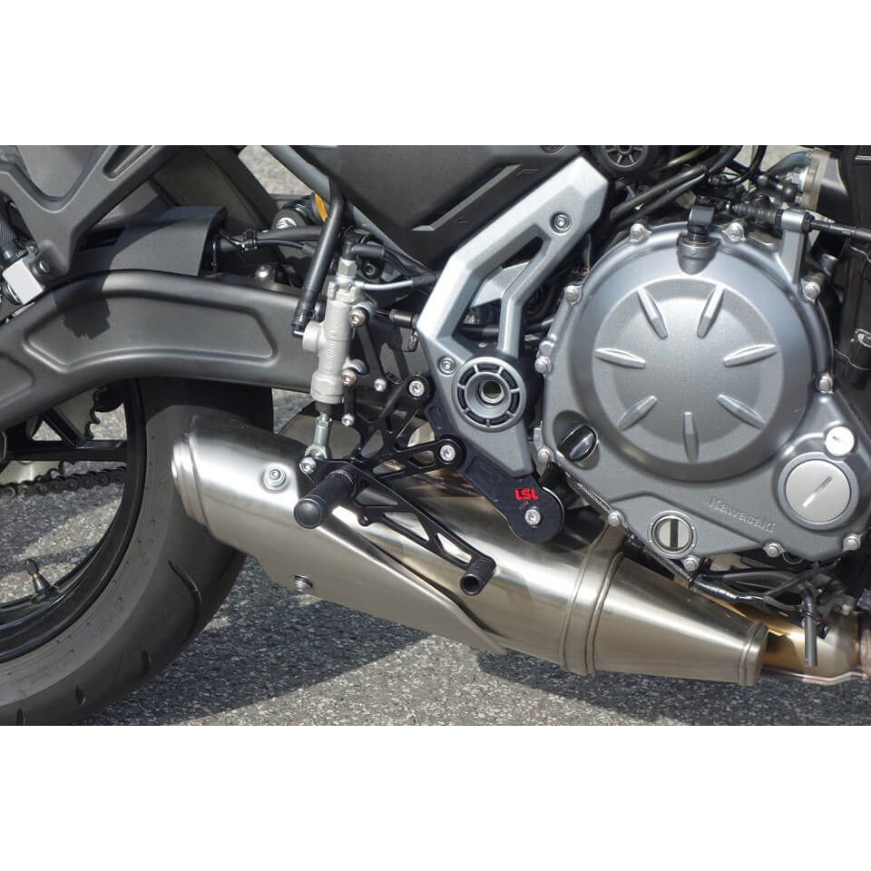 LSL Spare part for footrest system 110S063SW, brake side, GSX-R 600, 97-,750T, 96-99, black, black