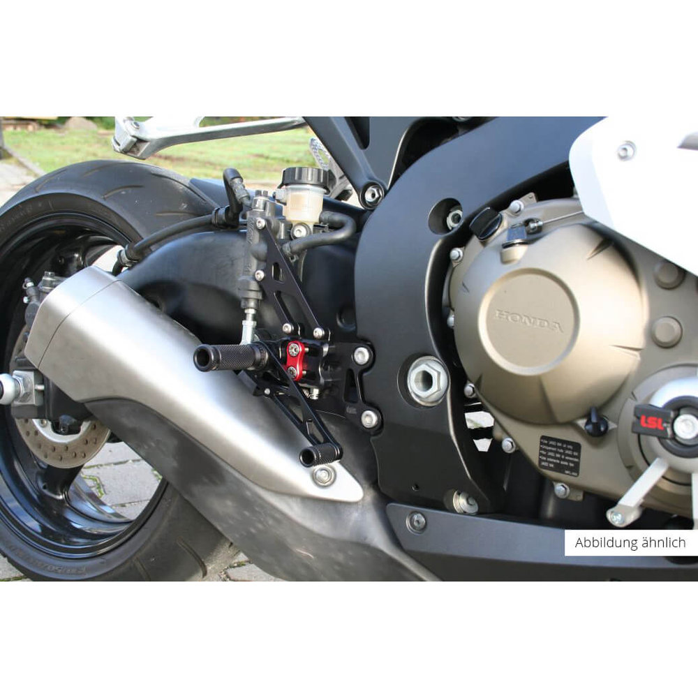 LSL Reposição peça 2-slide sistema de apoio de pé 118H125-RRT, CBR 1000 08-, Racing