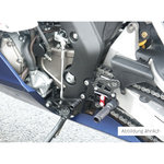 LSL Spare part for 2Slide footrest system 118H103-RRT, shift side, CBR 1000 RR, - 07, Racing
