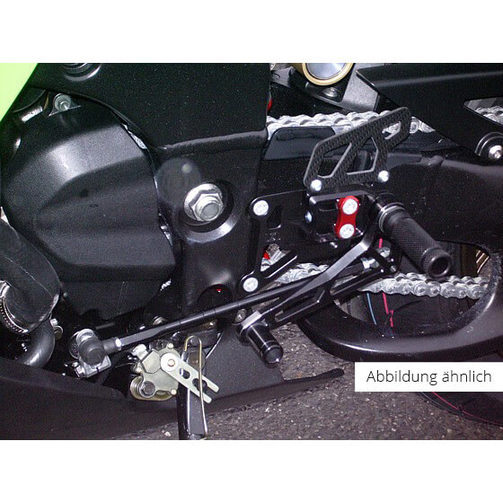 LSL スペアパーツ 2スライドフットレストシステム 118K114-RRT, ZX-10