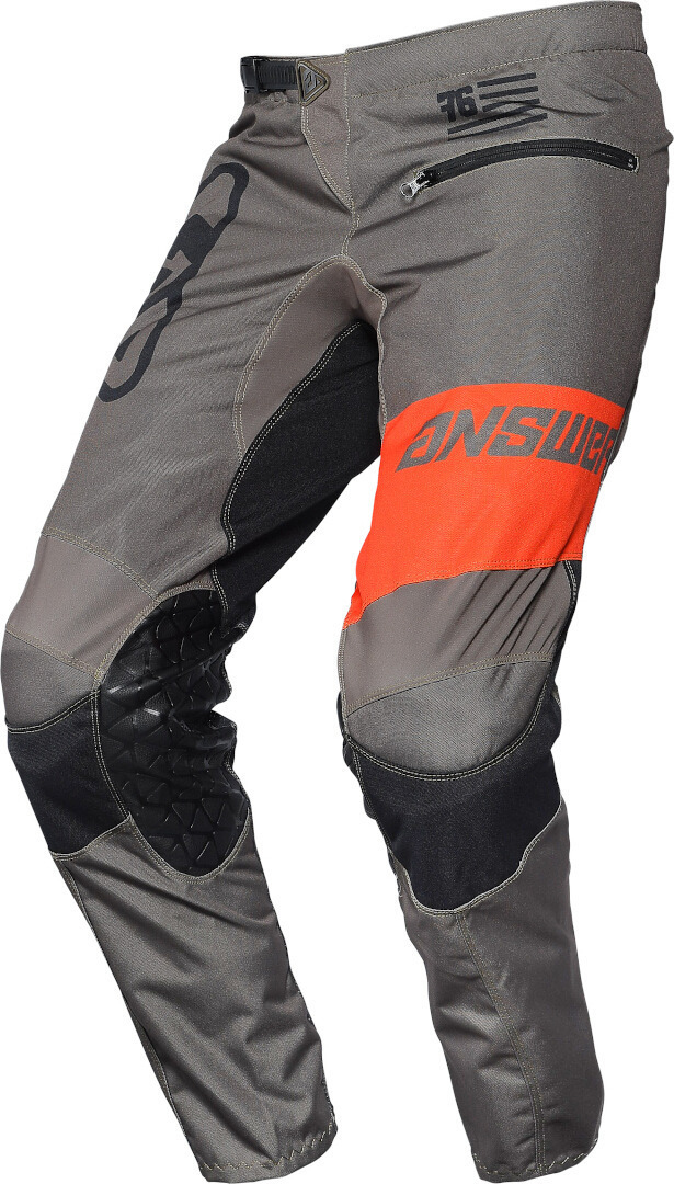 Answer Arkon OPS Motorcross Broek, grijs-oranje, afmeting 36