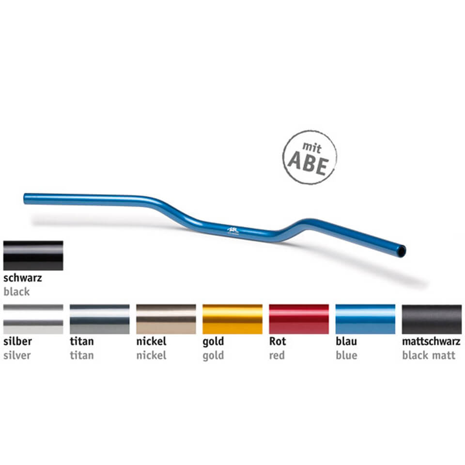 LSL Alu handlebar A01, silver, silver