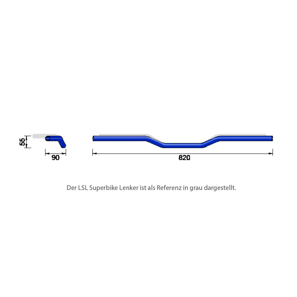 LSL Alu guidon A00, or