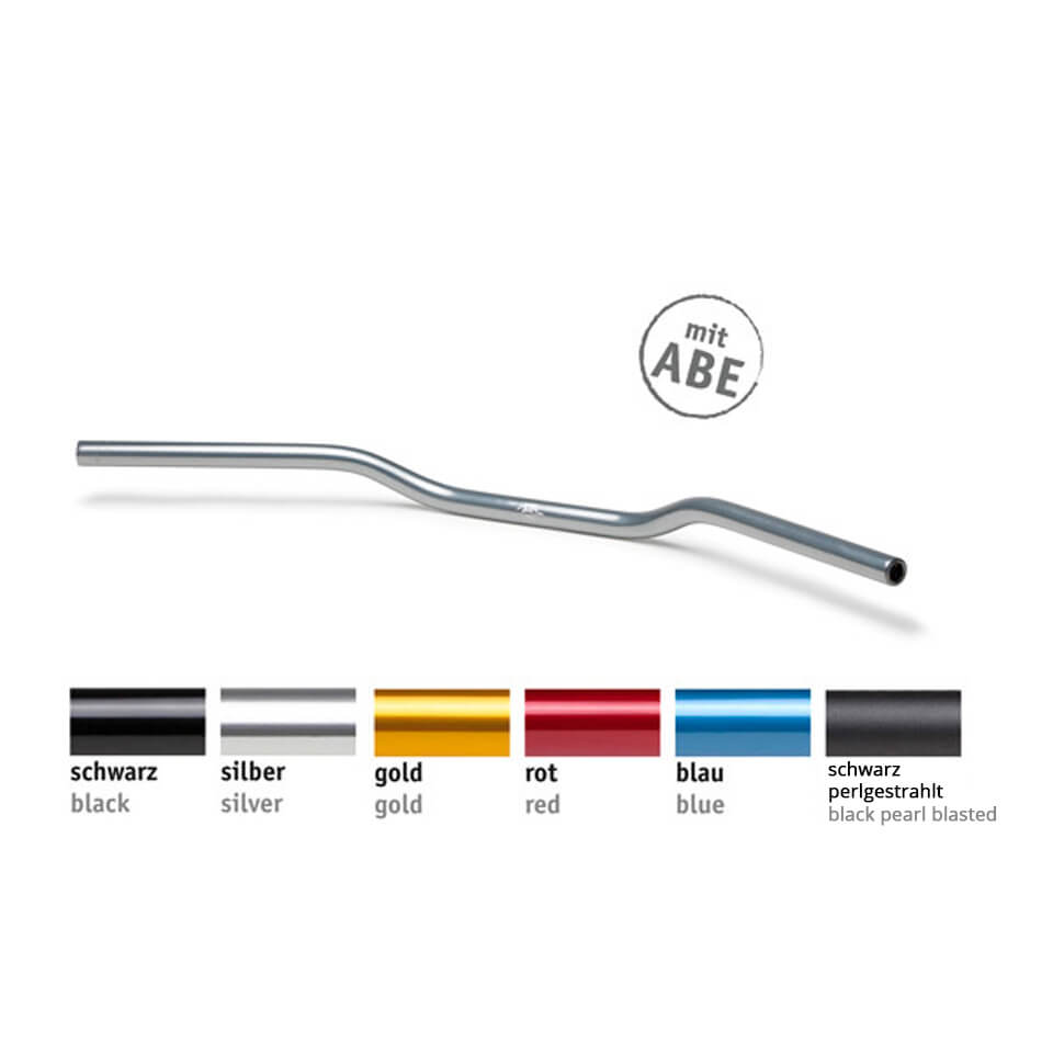 LSL Alu handlebar A00, black, black