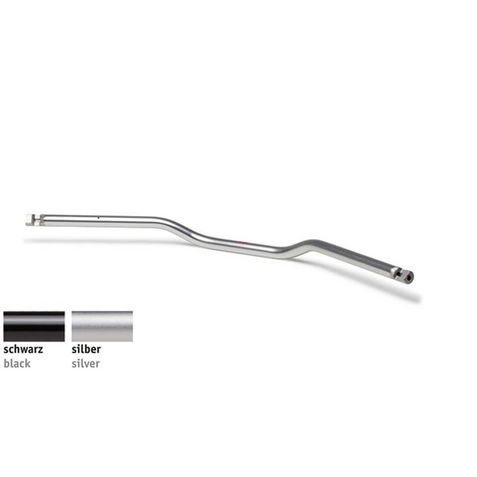 LSL Steel handlebar LM1/BMW, black KTL, black
