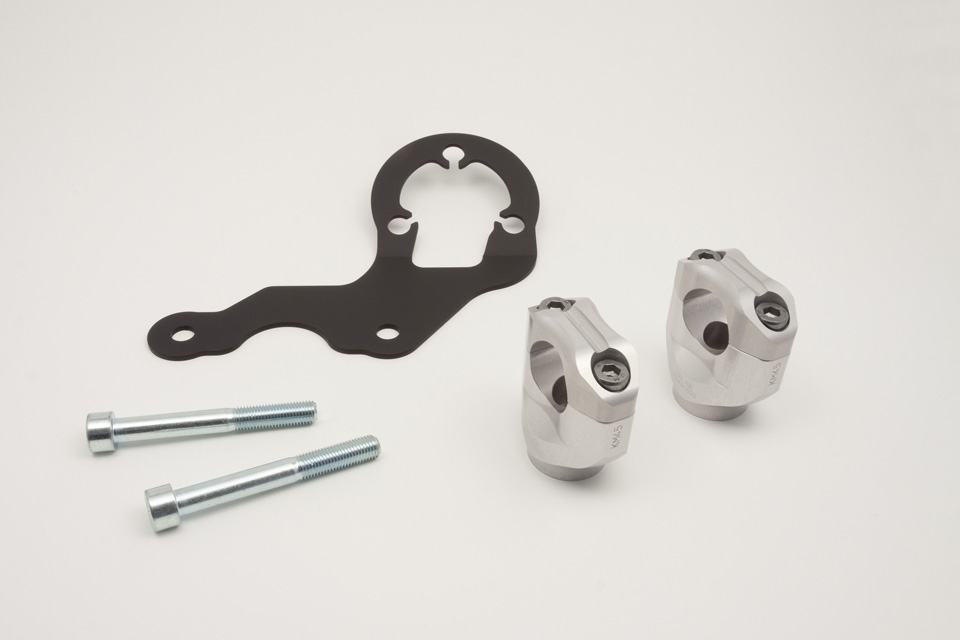 LSL LSL clamp kit Ducati Scrambler 15, silver clamps, silver