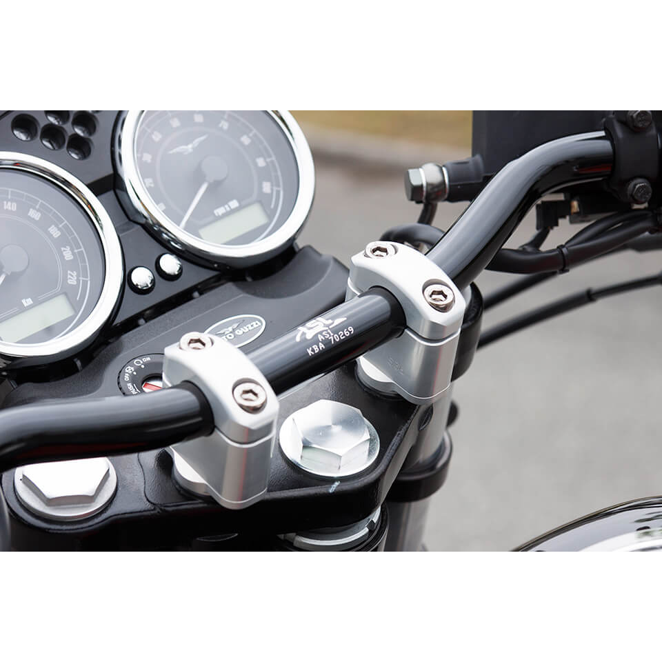 LSL Clamp kit MOTO GUZZI V7, silver, silver