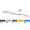 LSL X-Bar kierownica aluminiowa Cross Bar X00, 1 1/8 cala, antracyt