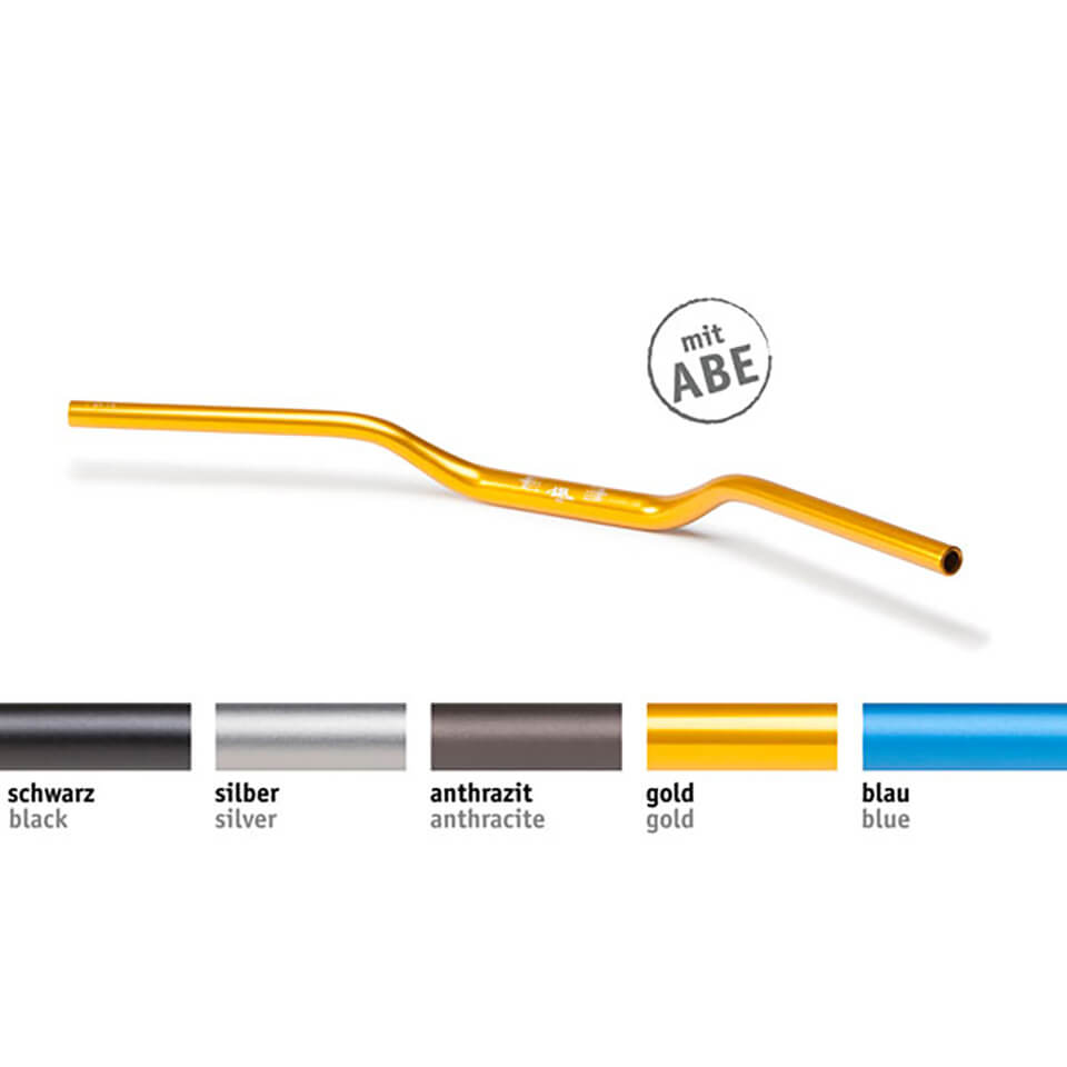 LSL X-Bar Lenker Superbike X01, anthrazit, grau, grau