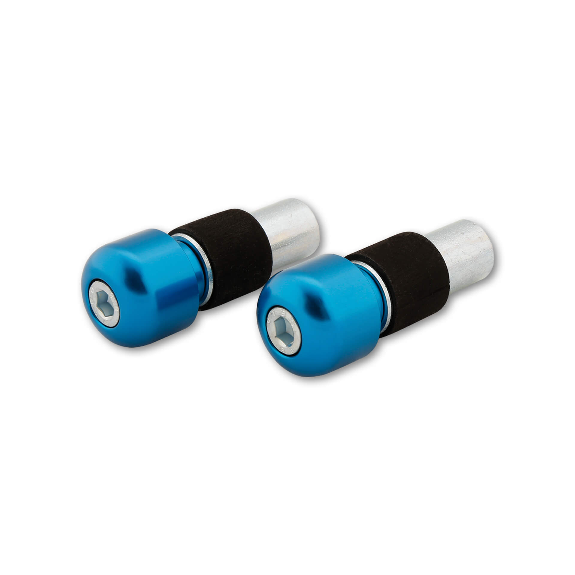 LSL CYLINDRICAL SMALL Bar End Weights, Ø 18 mm, blue, blue