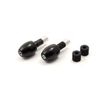 LSL Stahl-Gewichte-Set,elipt. für 14/18 mm,schwarz