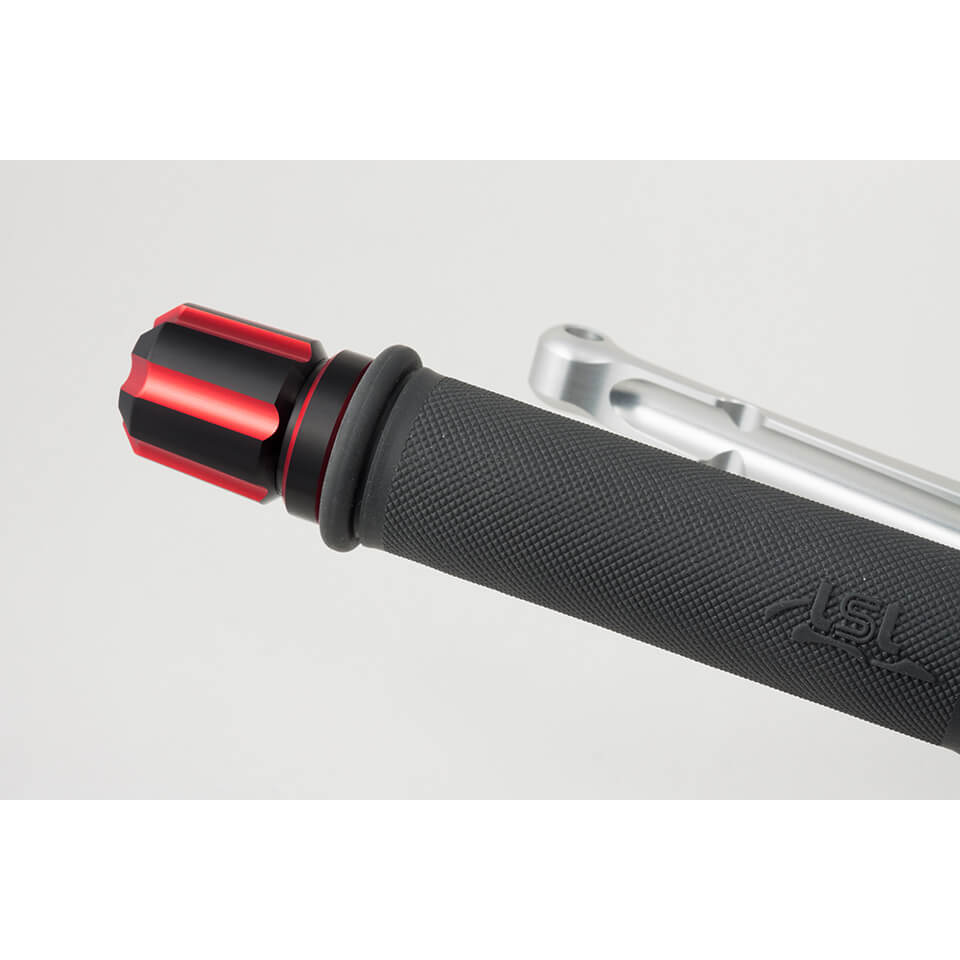 LSL DUAL-DISE Bar End Weights, red, red