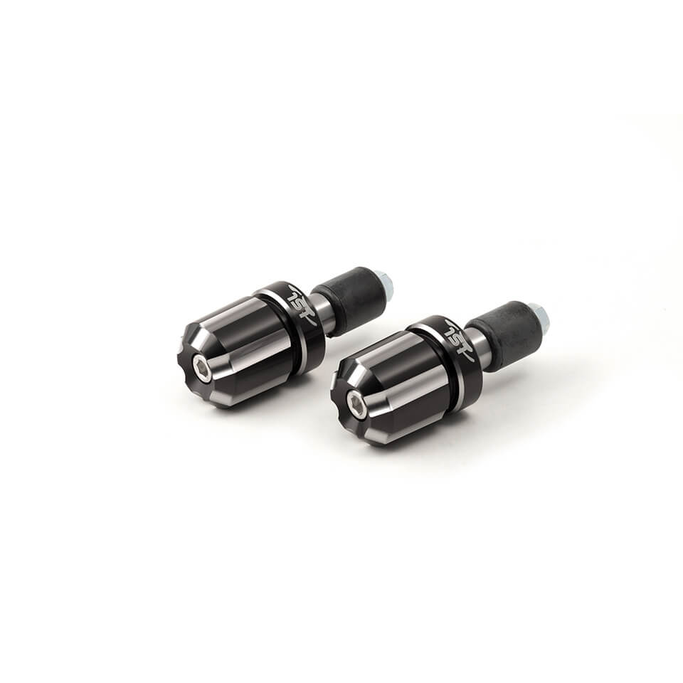 LSL DUAL-DISE Bar End Weights, silver, silver