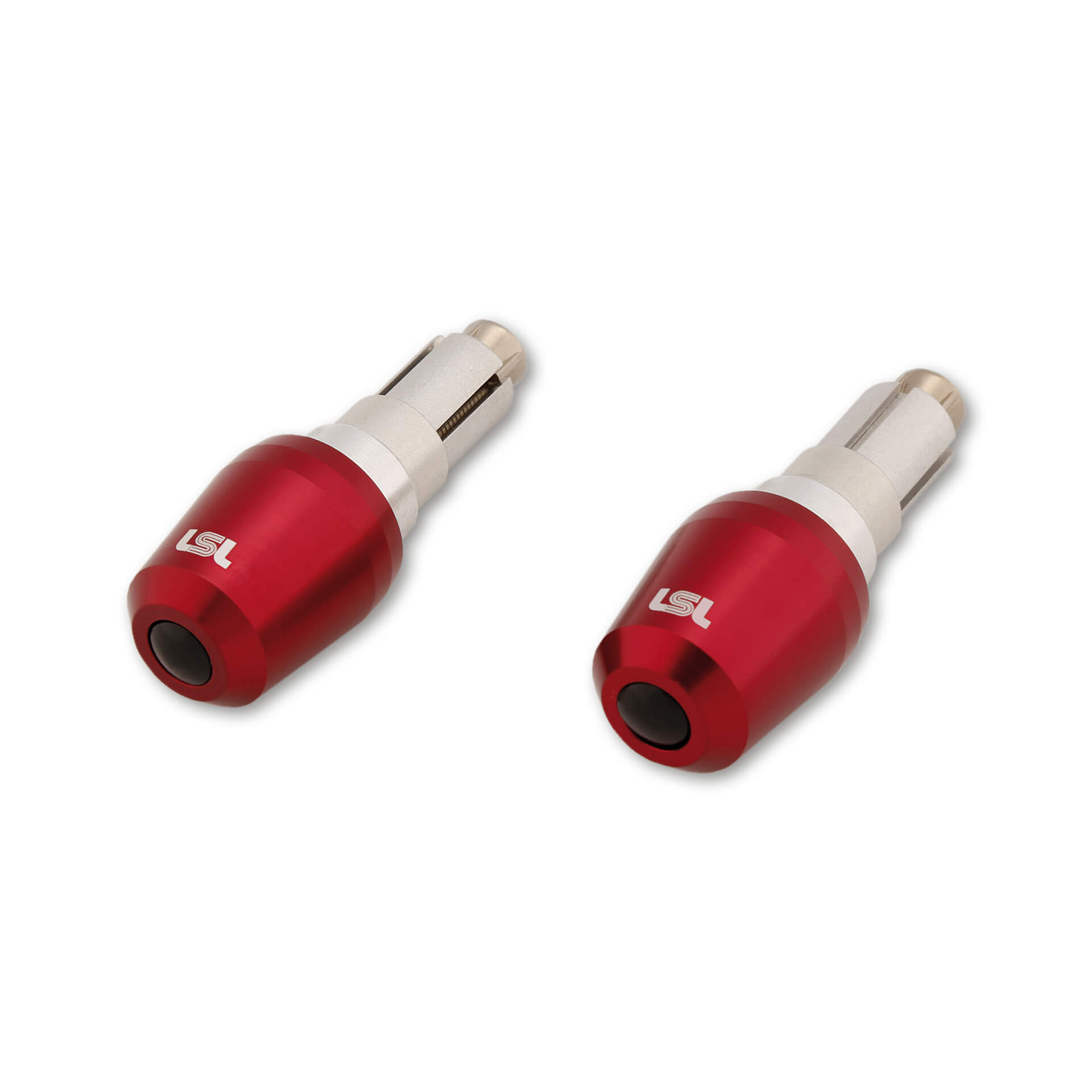 LSL CONICAL Bar End Weights, universal, red, red