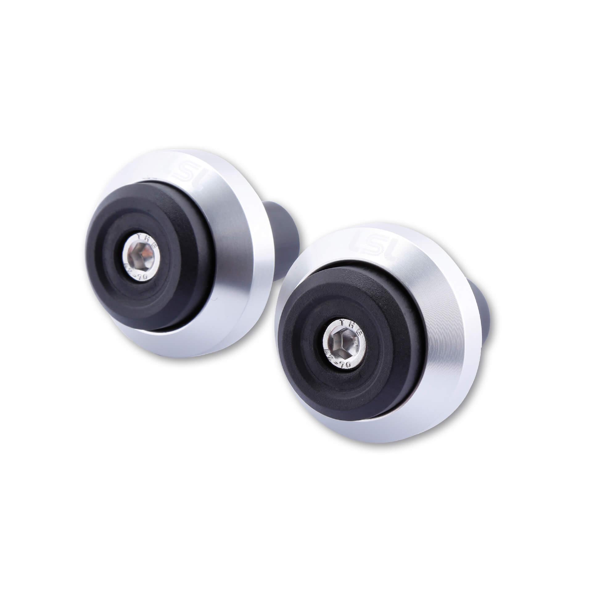 LSL GONIA Bar End Weights, silver, silver