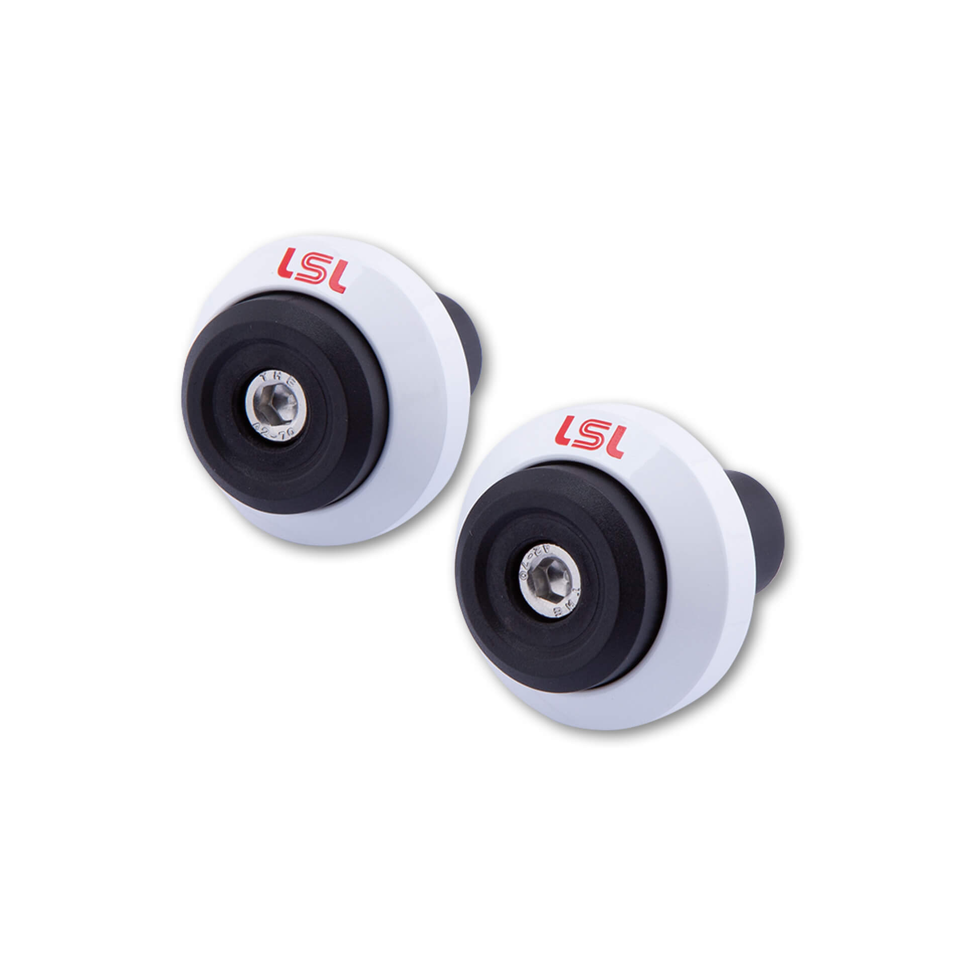LSL GONIA Bar End Weights, white, white