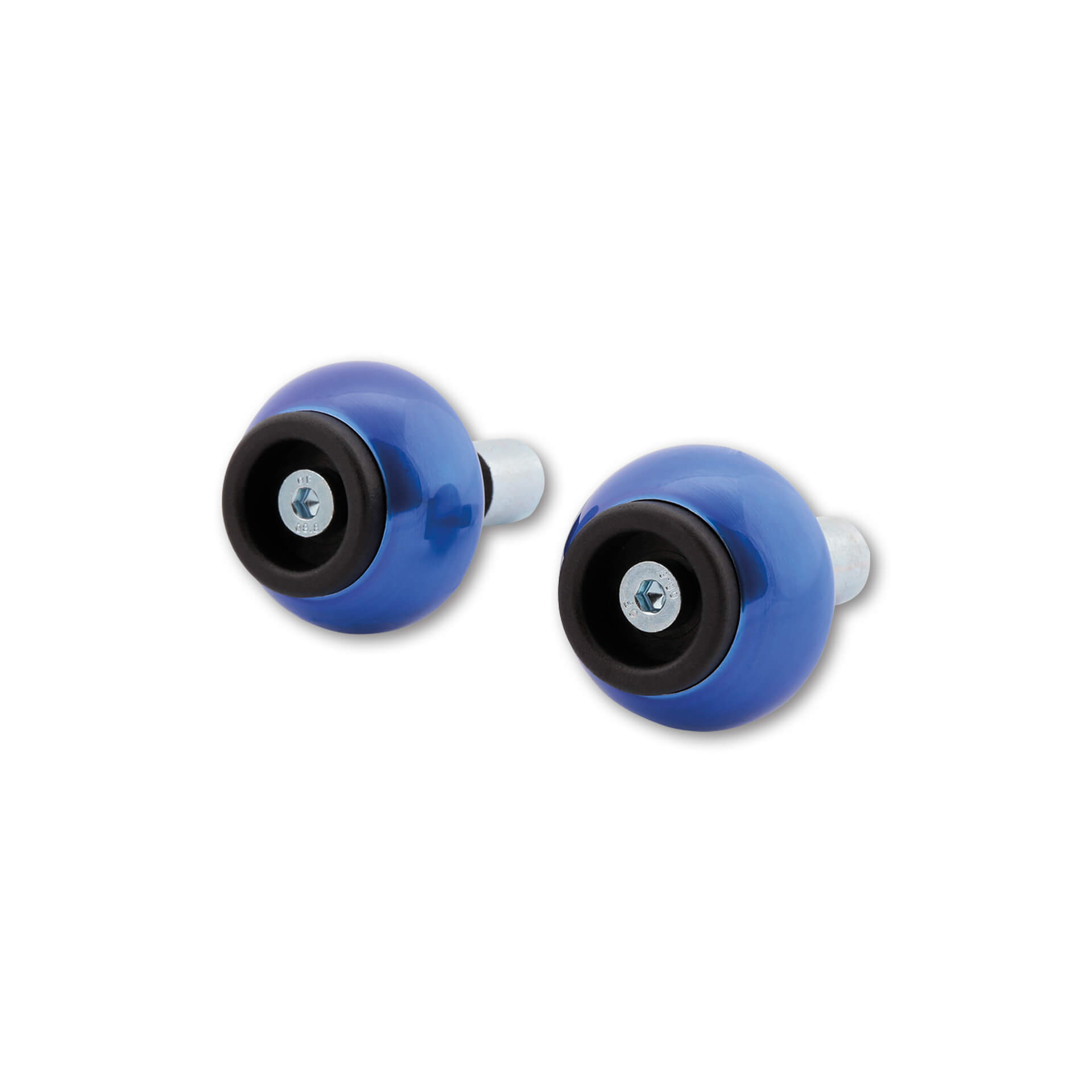 LSL CRASH BALLS CLASSIC Bar End Weights, Ø 14 mm, aluminum, blue, blue
