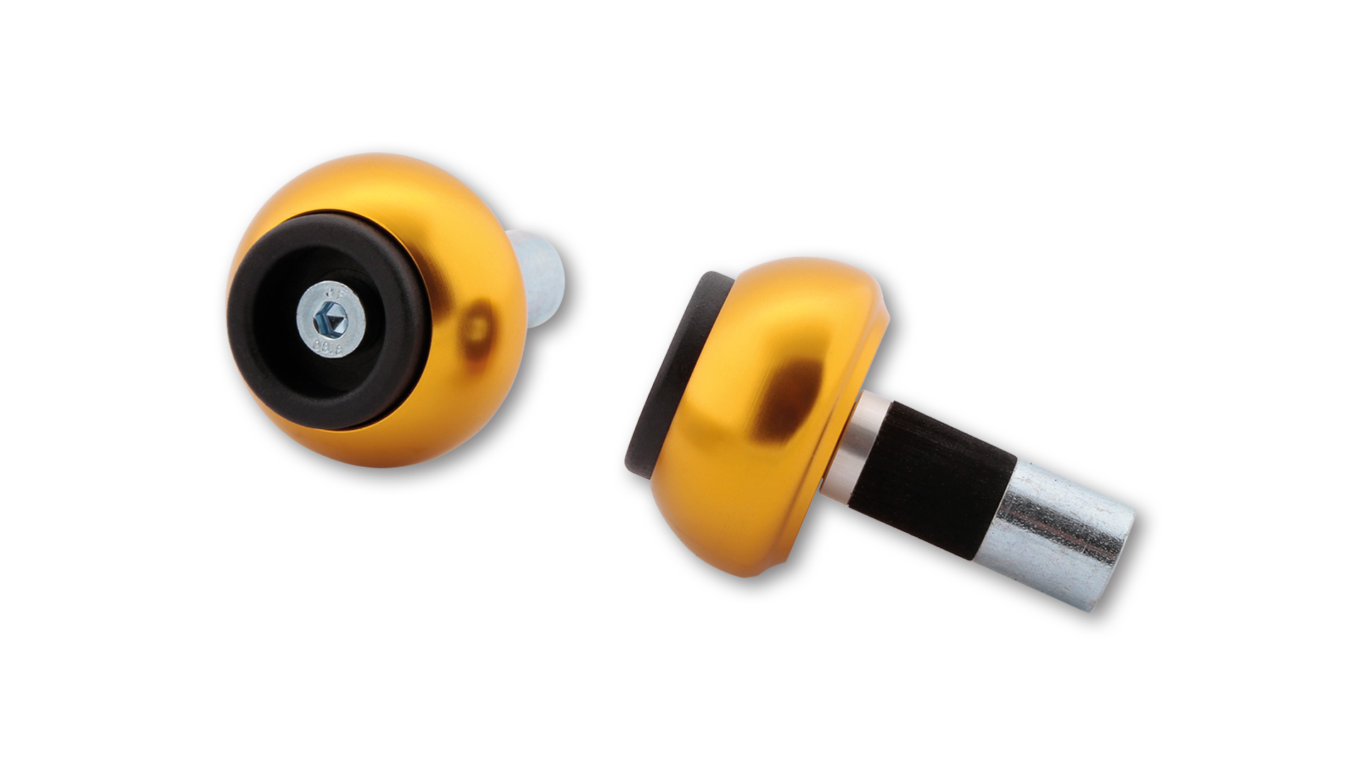 LSL Crash Ball Bar End Weights, gold, gold