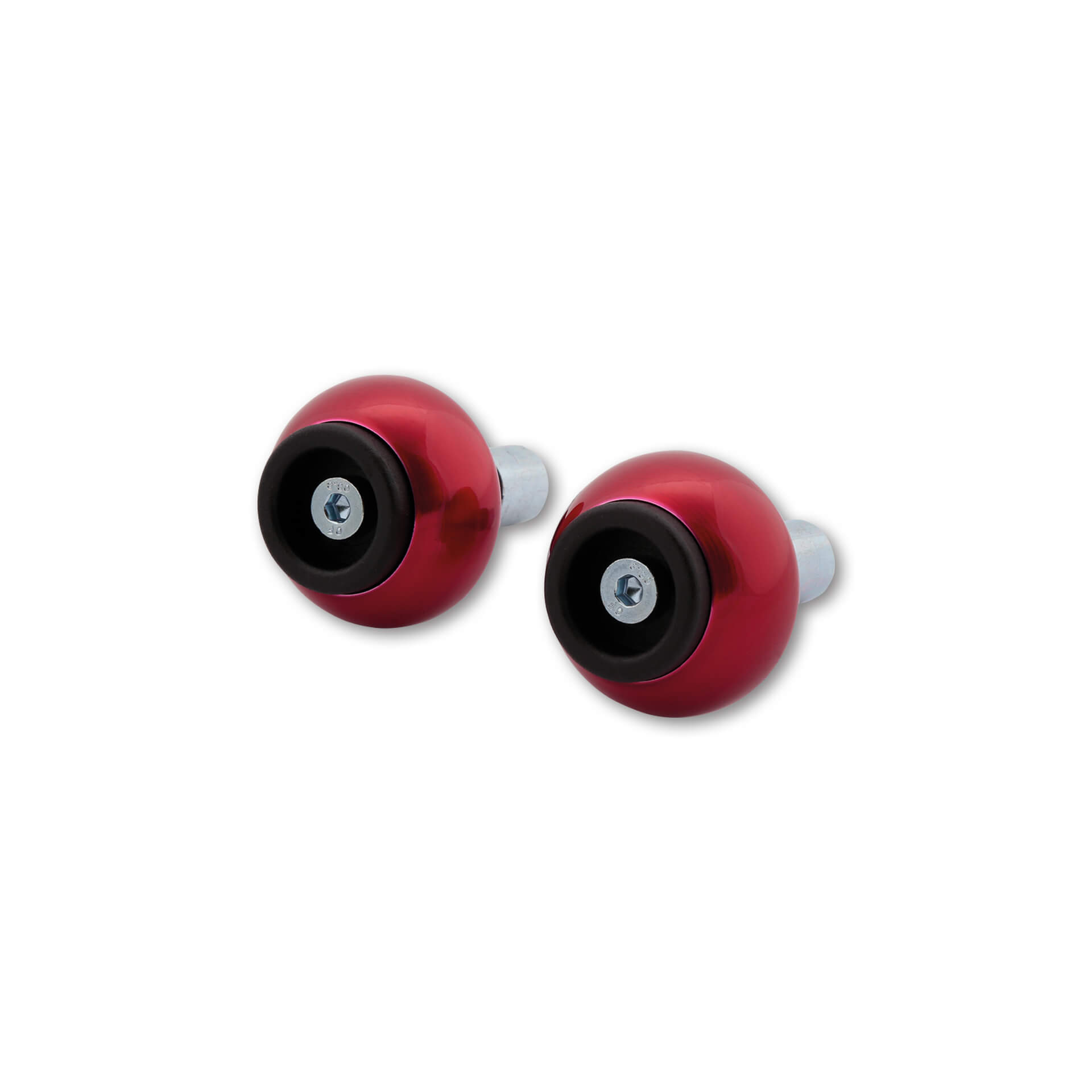 LSL CRASH BALLS CLASSIC Bar End Weights, Ø 14 mm, aluminum, red, red