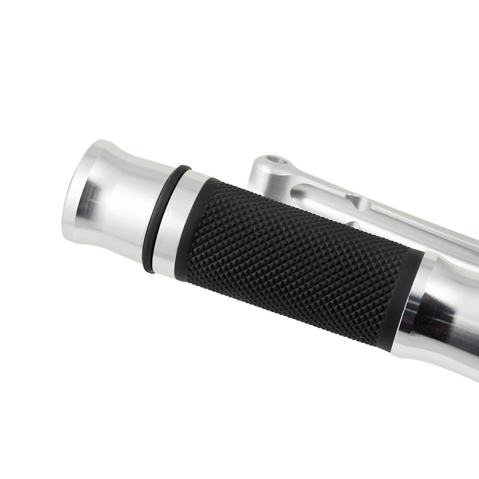 LSL Bar End Weights for aluminum handlebar grips, silver, silver