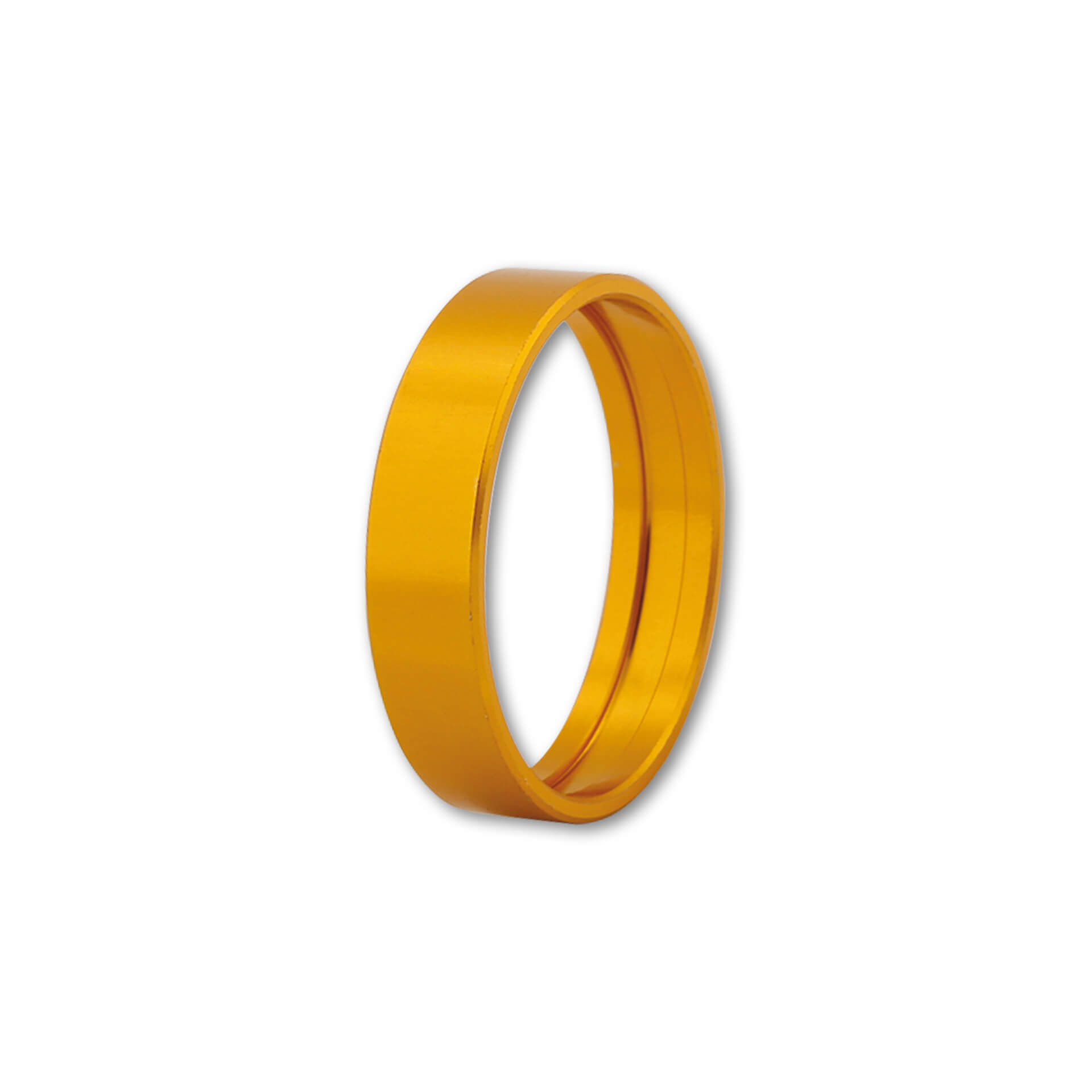 LSL Aluminium handlebar grip ring, gold for CNC-grip, gold
