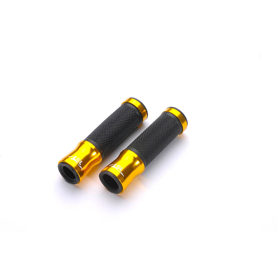 LSL Handlebar grip rubber, 7/8 inch (22.2 mm), 125 mm, gold, gold