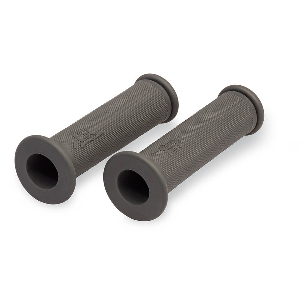 LSL Sport handlebar grip rubber, 7/8 inch (22.2 mm), 125 mm, grey, soft, grey