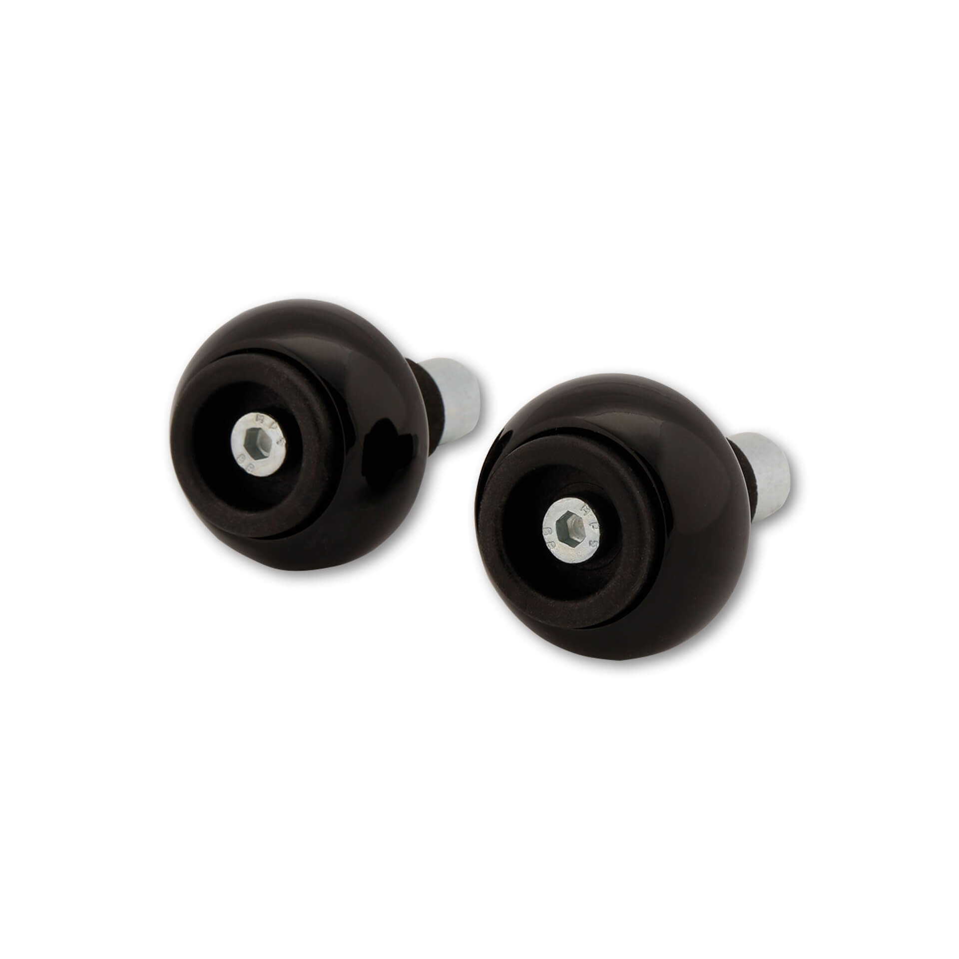 LSL CRASH BALLS CLASSIC Bar End Weights, Ø 18 mm, steel, black, black