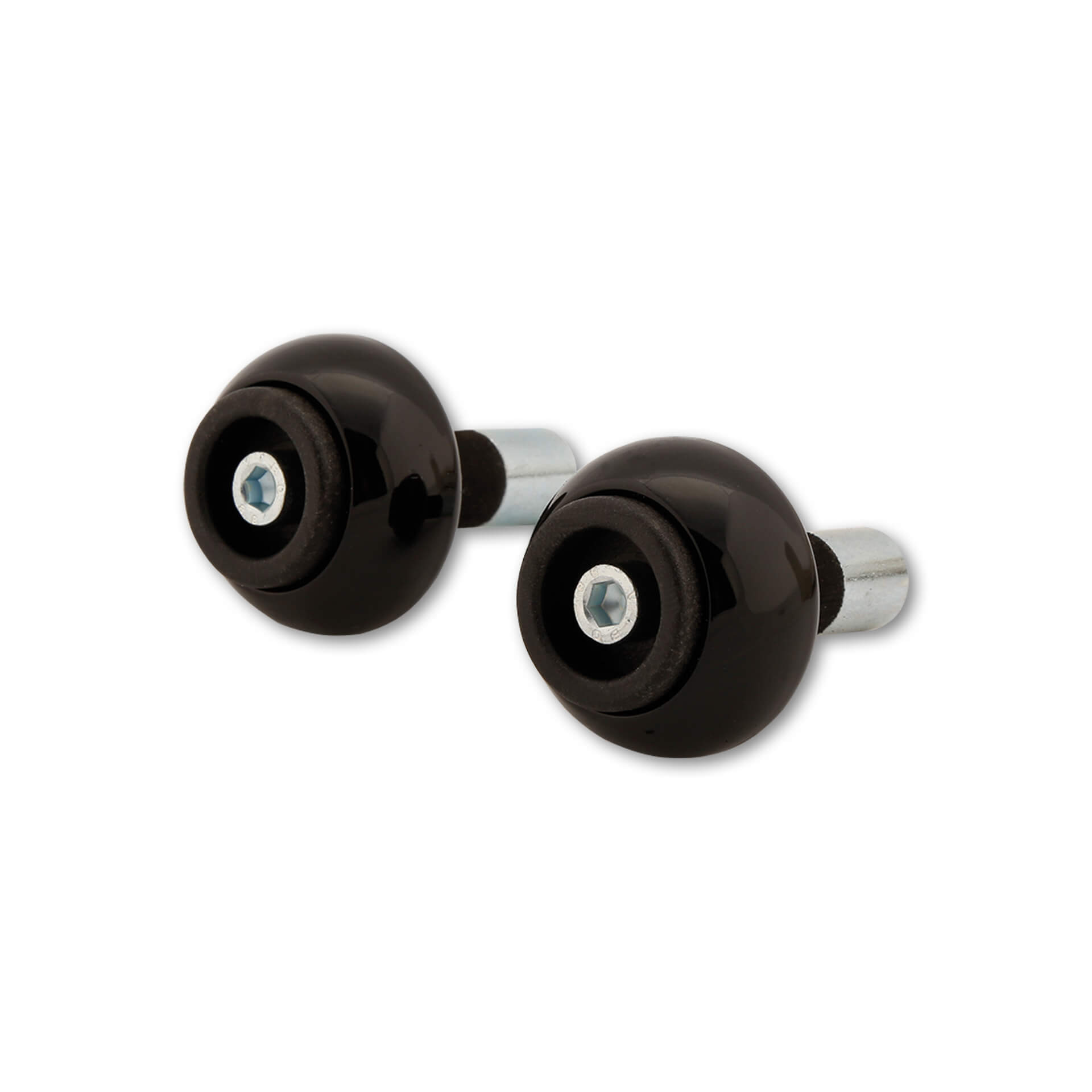 LSL CRASH BALLS CLASSIC Bar End Weights, Ø 14 mm, steel, black, black