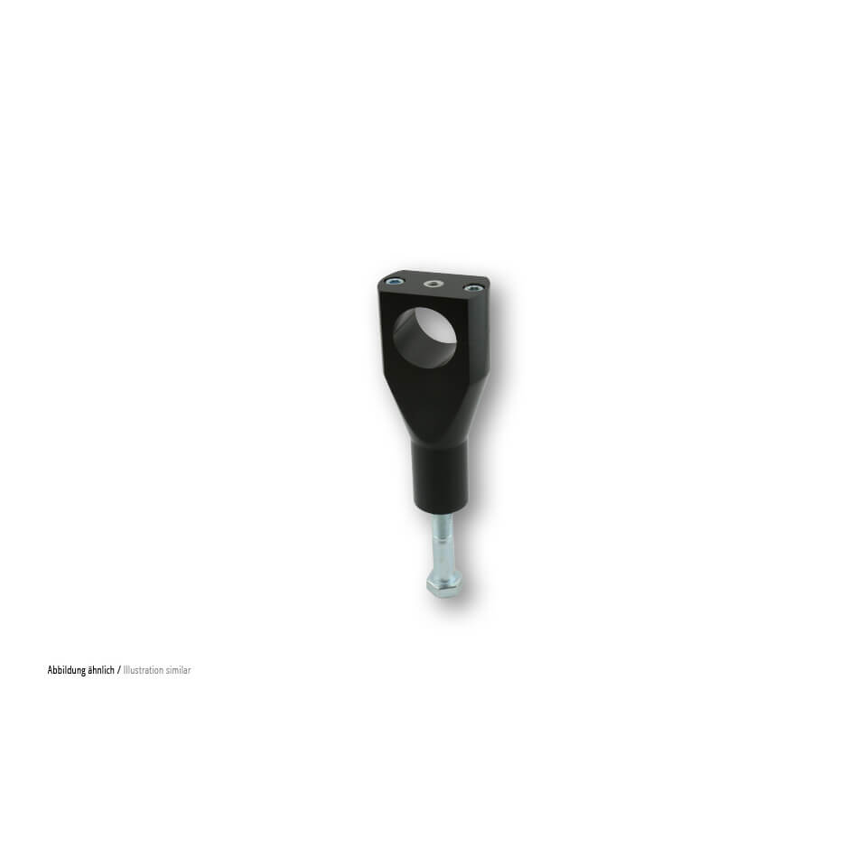 Ritz Alu-Riser Big Bone style plat, noir, 150 mm, 1 1/4 pouce