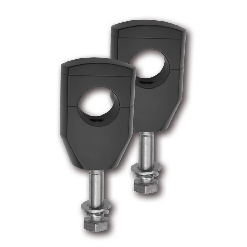 Ritz Alu-Riser Big Bone style plat, noir, 40 mm, 1 1/4 pouce