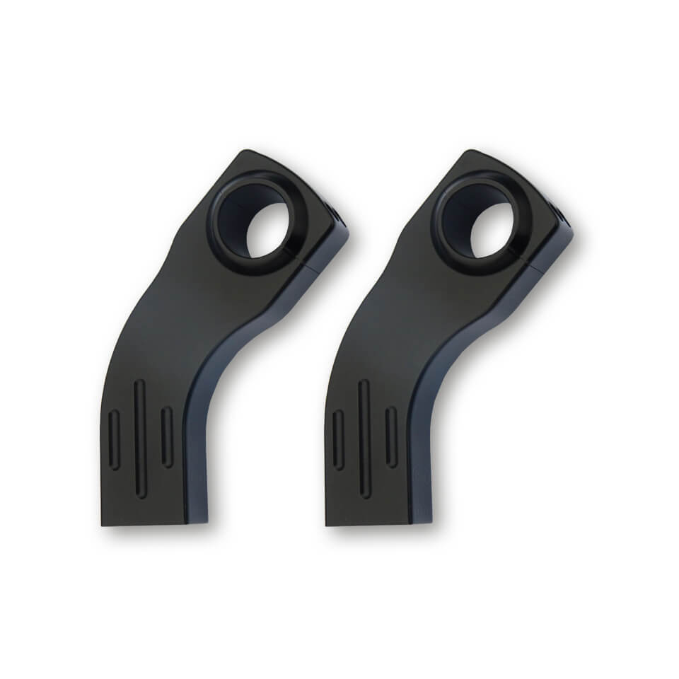 Ritz Alu Riser handlebar holder, flat style, offset, 100 mm high, 1 inch