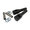 Ritz Alu-Riser Big Bone, zwart, 150 mm, 1 inch, met interne kabelgeleider