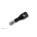 Ritz Alu-Riser Big Bone, schwarz, 100 mm, 1 1/4 Zoll, mit Kabelinnenführung