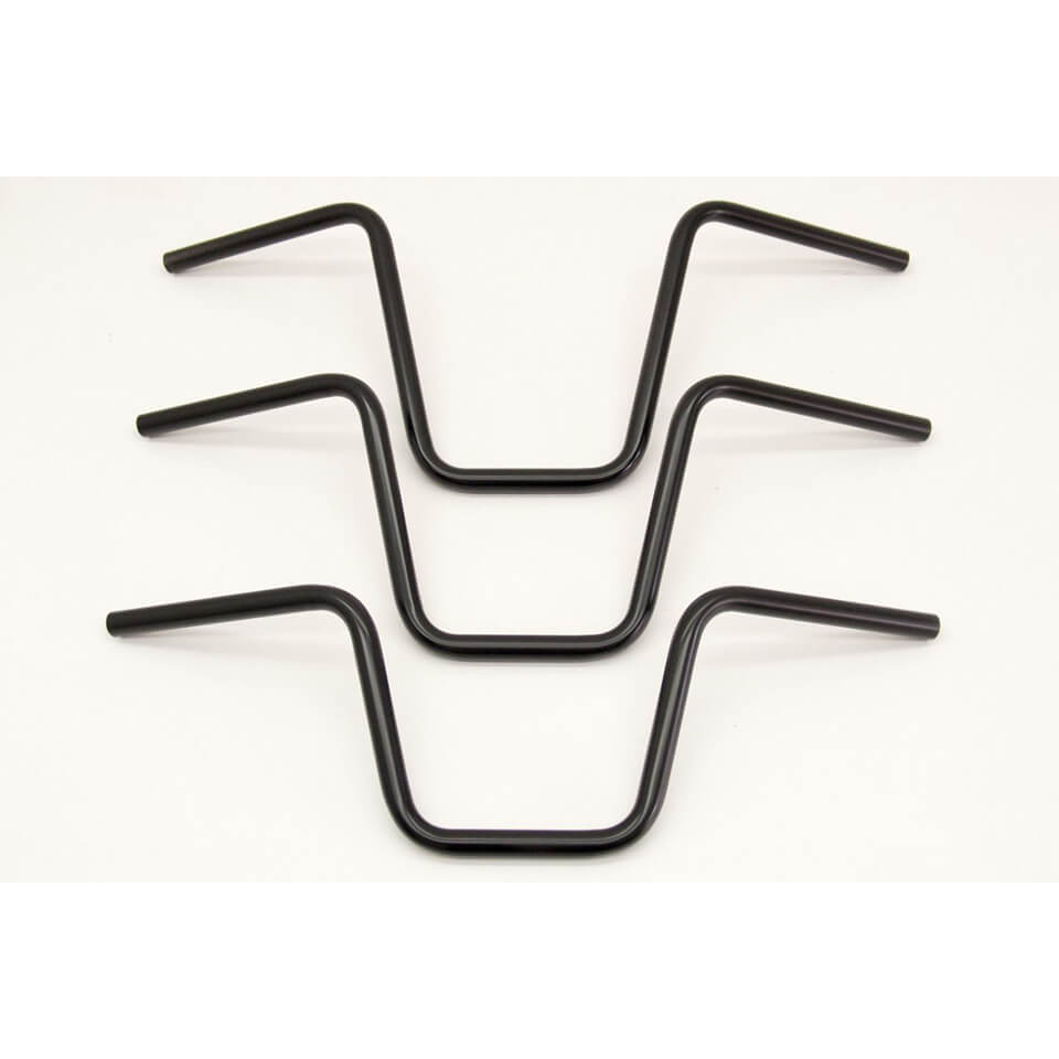FEHLING Handlebar APE Hanger Narrow Style Small 1 inch, H25, noir