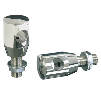 Ritz Alu-Riser Big Bone, polished, 40 mm, 1 inch, with internal cable guide, silver, silver