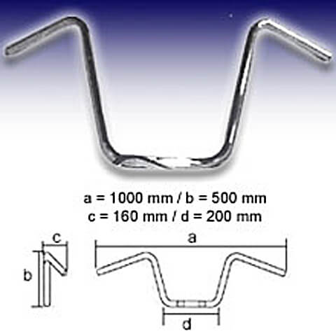FEHLING APE Hanger X-Large 1 pouce H50, Notch, argent