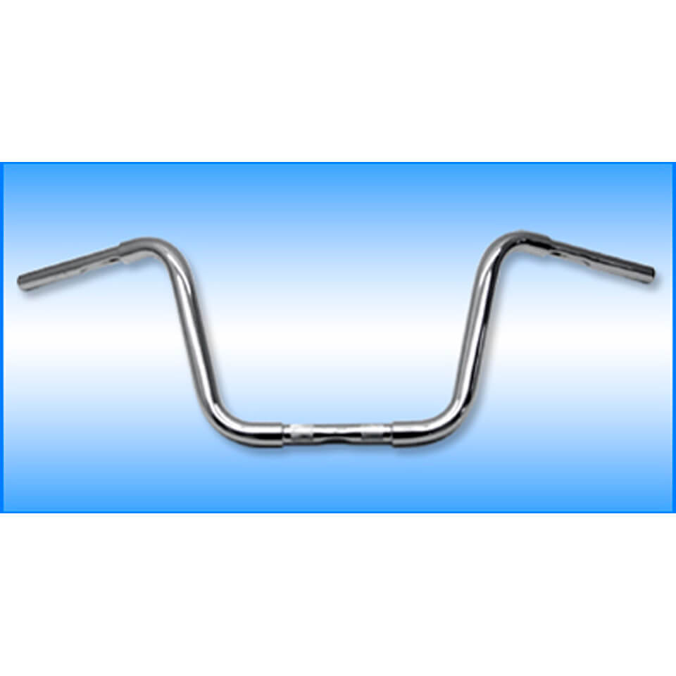FEHLING Handlebar Fat-Ape Hanger, 1 1/4/1 inch, H30, chrome, silver, silver
