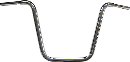 FEHLING Ape Hanger, 1 1/4 inch, H 41 cm, silver, silver